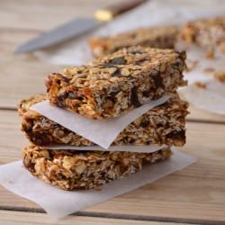 Banana Almond Chocolate Granola Bar