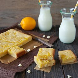 Vanilla-Lemon Swirl Bars
