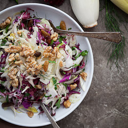 Red Cabbage Winter Salad