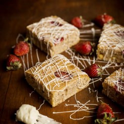 Strawberry Blondies