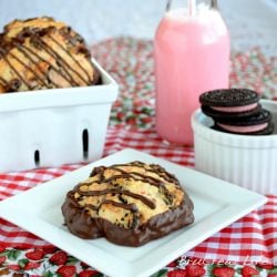 Berry Burst Oreo Scones