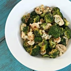 Roasted Broccoli & Cauliflower
