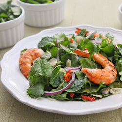 Spicy Grilled Shrimp Salad