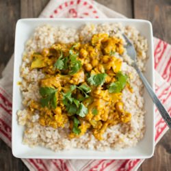 Cauliflower and Chickpea Curry