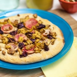 Chevre, Beet, Orange & Fennel Pizza