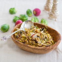 Roasted Brussels Sprouts Slaw