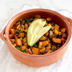 Sweet Potato and Kale Hash