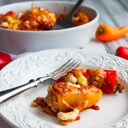Farro-Stuffed Mini Peppers