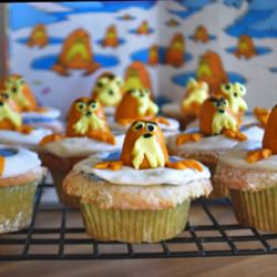 Dr. Seuss Buttercream Cupcakes