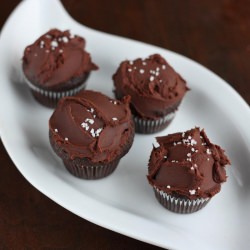 Dark Chocolate Ganache Cupcakes
