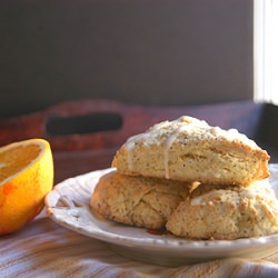 Orange Poppy Seed Scones