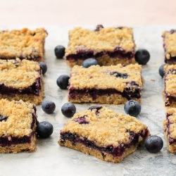 Blueberry Oatmeal Crumb Bars