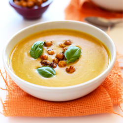 Sweet Potato Coconut Curry Soup