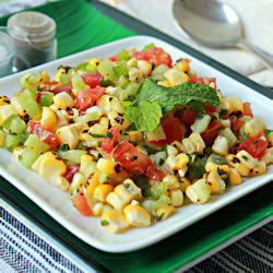 Grilled Corn Salad