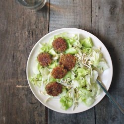 Winter Squash Baked Falafel