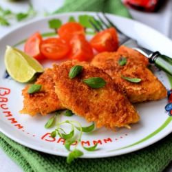 Fillets in Cheese Batter