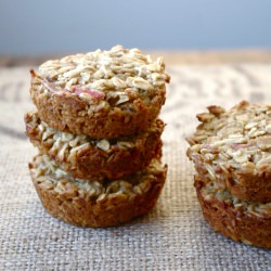 Apple & Sunbutter Granola Muffins