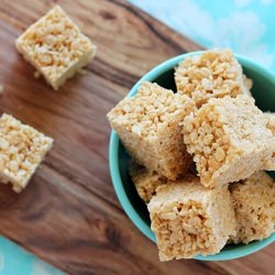 Brown Butter Rice Krispies Treats