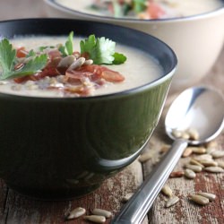 Roasted Cauliflower Soup