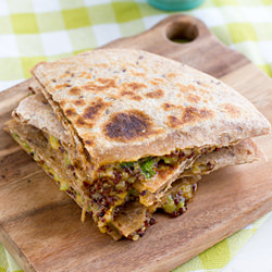 Broccoli Quinoa Quesadillas