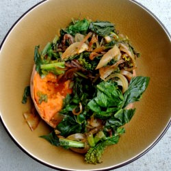 Sweet Potato w/ Greens