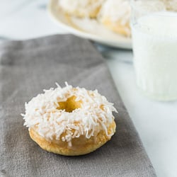 Baked Coconut Doughnuts