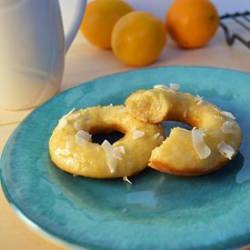 Meyer Lemon Baked Donuts
