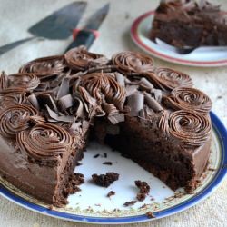 Eggless Perfect Chocolate Cake