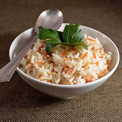 Rice Pilaf with Toasted Orzo