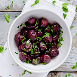 Red Wine and Garlic Mushrooms