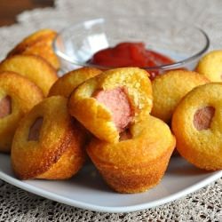 Mini Corn Dog Muffins