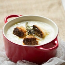 Cauliflower and Leek Soup