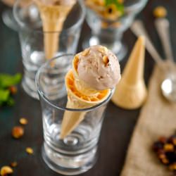 Milk Chocolate Hazelnut Ice Cream