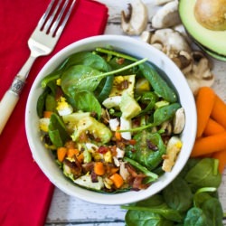 Loaded Spinach Salad