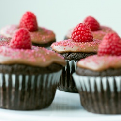 Frosted Chocolate Cupcakes V/GF
