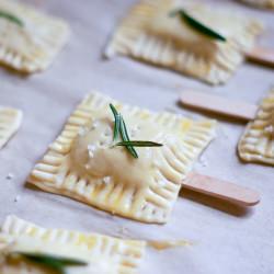 Honey Rosemary Brie Pops