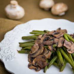 Green Beans and Mushrooms