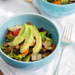 Warm Smoky Tempeh Salad
