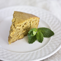 Lemon Mint Yogurt Cake