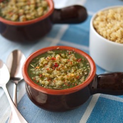 Green Soup With Quinoa