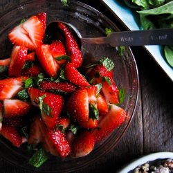Strawberry Balsamic Salad
