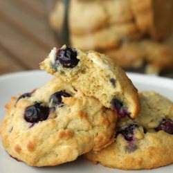 Cream Cheese Blueberry Cookies