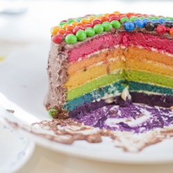 Double Rainbow Cake