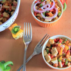 Tofu Capsicum Salad