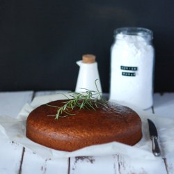 Grapefruit Rosemary Olive Oil Cake