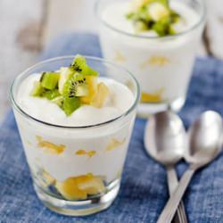 Refreshing Yogurt with Pineapple