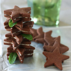 Chocolate-Mint Sandwich Cookies