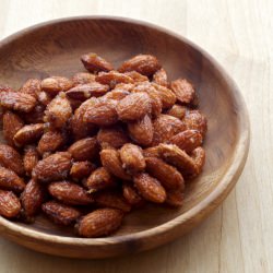 Ginger Honey Roasted Almonds