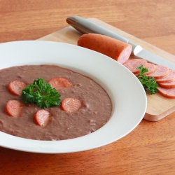 Kidney Bean and Andouille Soup