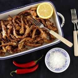 Salt and Pepper Squid Tentacles